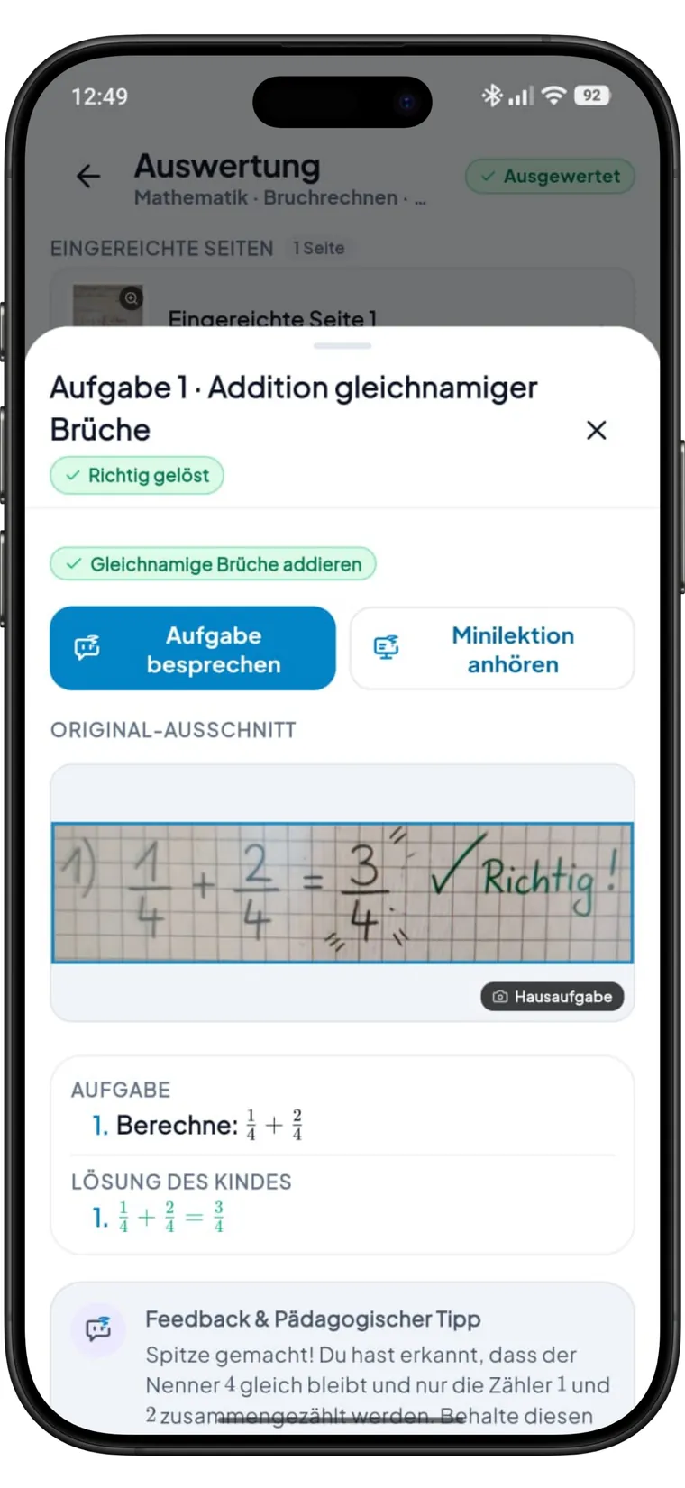 Lernaido App-Screenshot 3